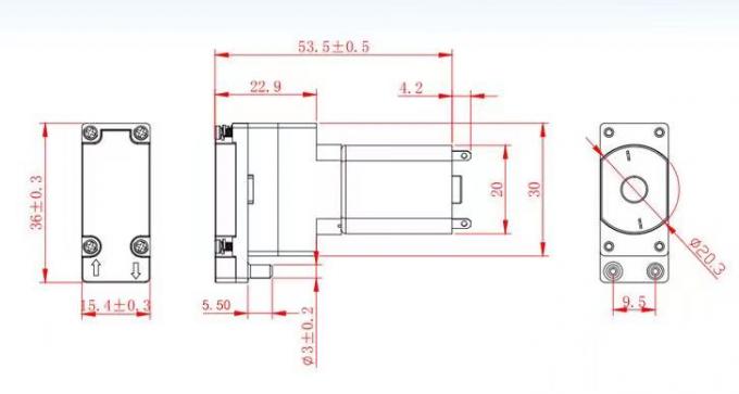 Poder 1.5W del motor eléctrico de la fábrica del voltaje 3V del motor de KG-130 DC usado para los aparatos electrodomésticos, médico, equipo de la belleza